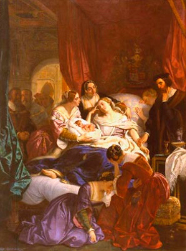 The Death of Jane de Seymour, 1847