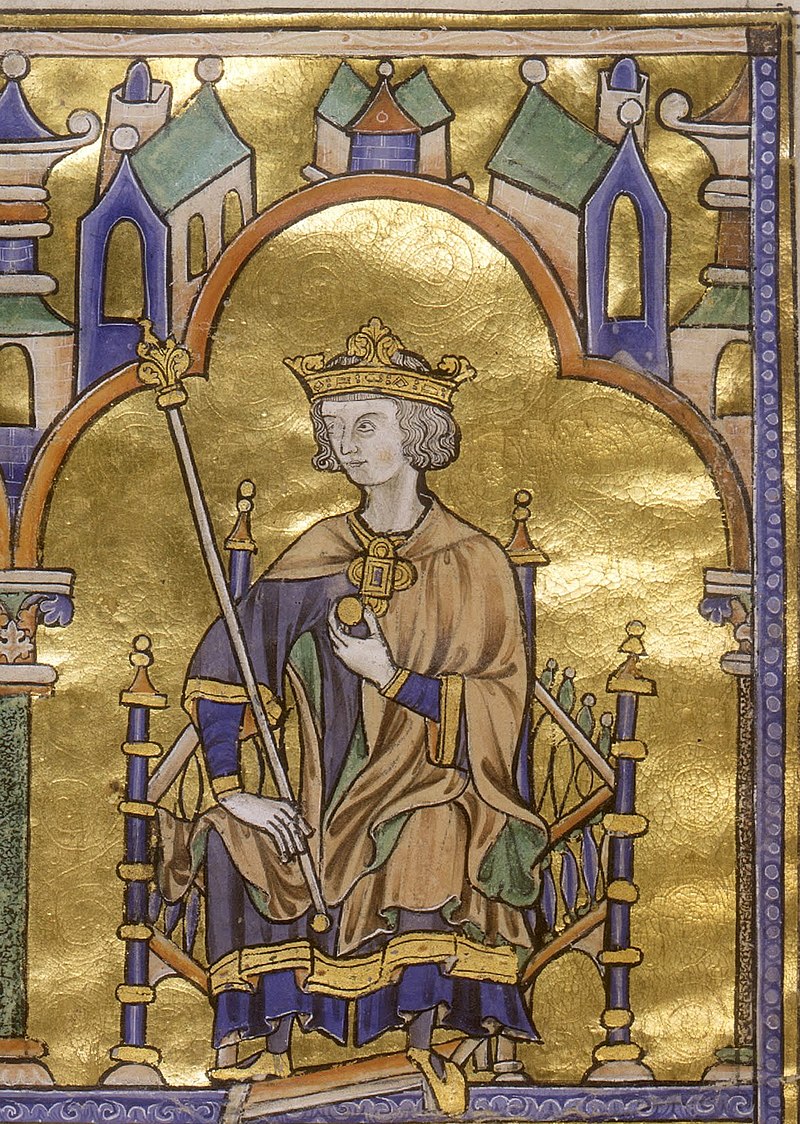 File:'Saint Louis, King of France', painting by the Master of