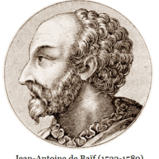The Pléiade: the late Renaissance poet Jean-Antoine de Baïf